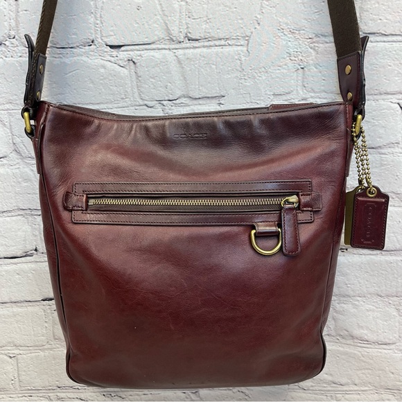 COACH Bleeker Legacy Leather Messenger Bag - Picture 2 of 16